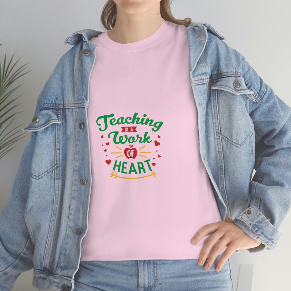 Work of Heart Cotton Tee