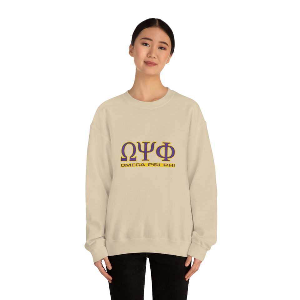 Omega Psi Phi Unisex Heavy Blend™ Crewneck Sweatshirt