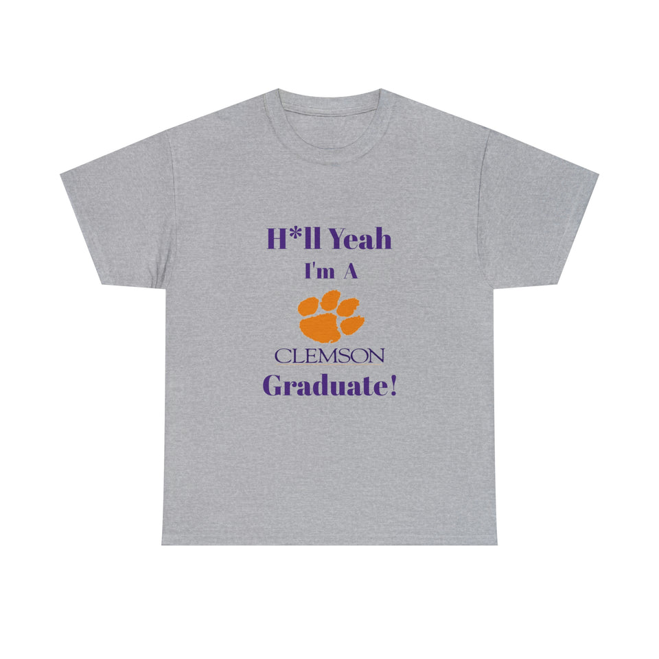 H*ll Yeah Clemson Unisex Heavy Cotton Tee