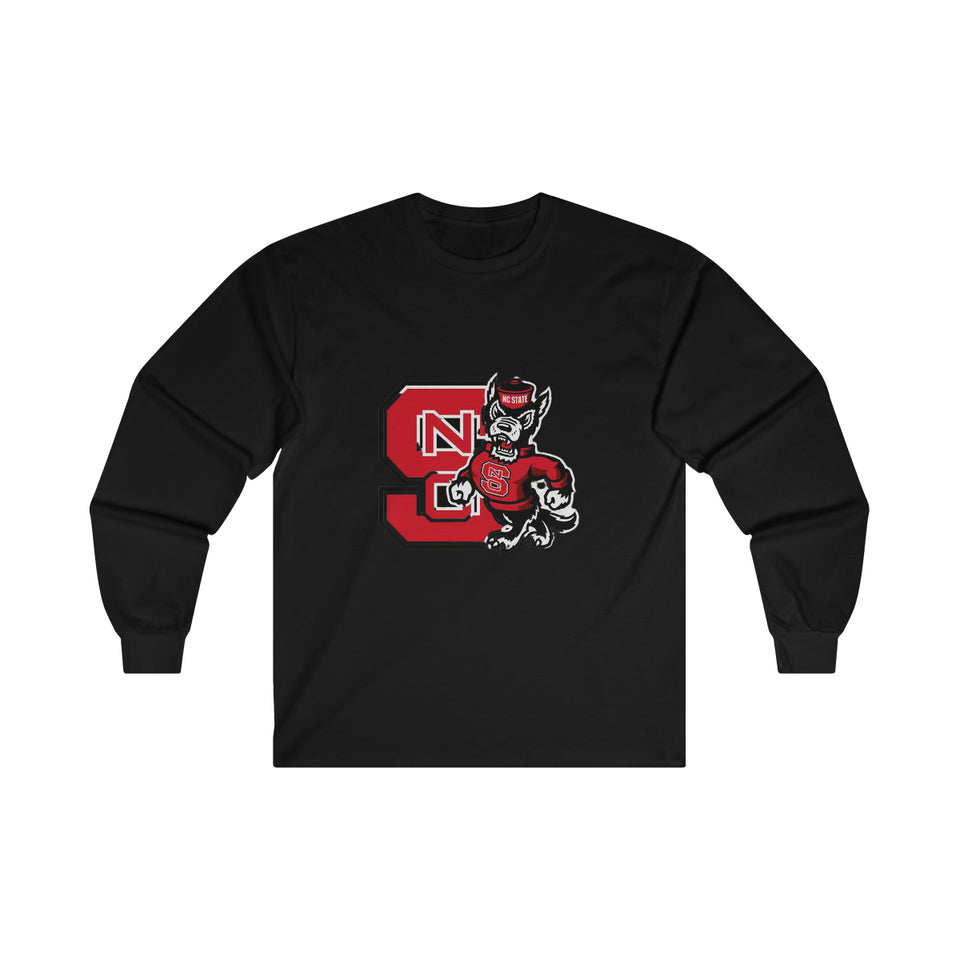 NC State Ultra Cotton Long Sleeve Tee