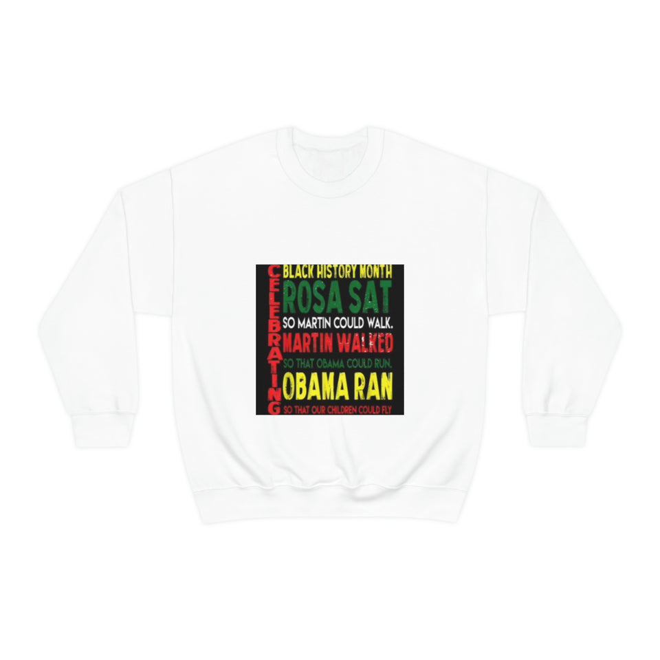 Celebrating Black History Month Unisex Heavy Blend™ Crewneck Sweatshirt
