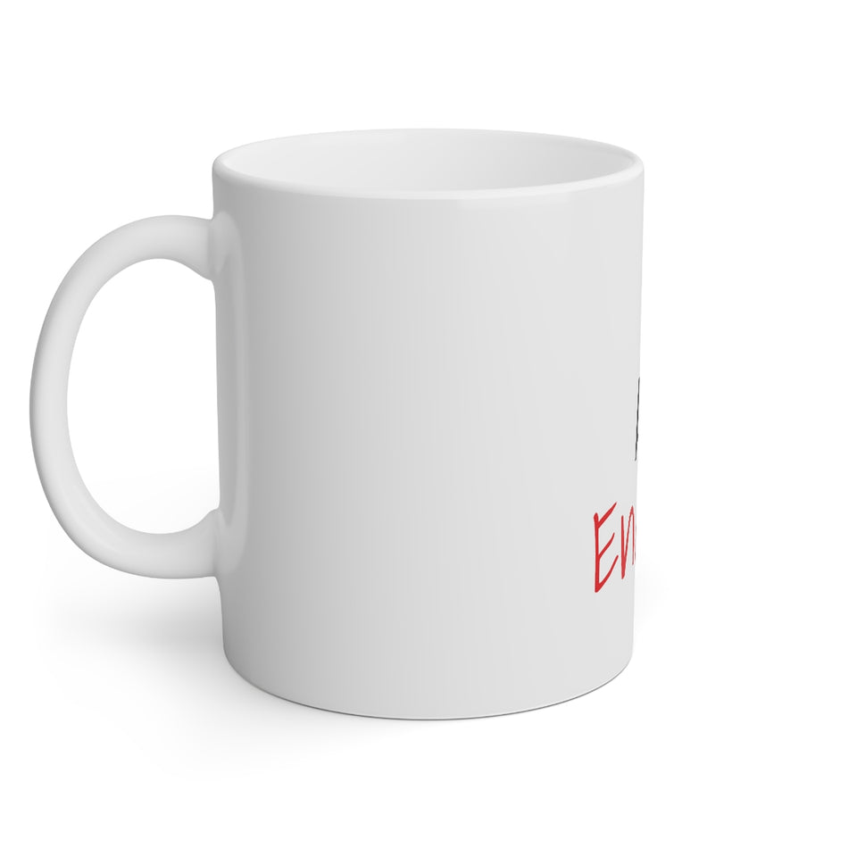I Am Enough White Mug, 11oz