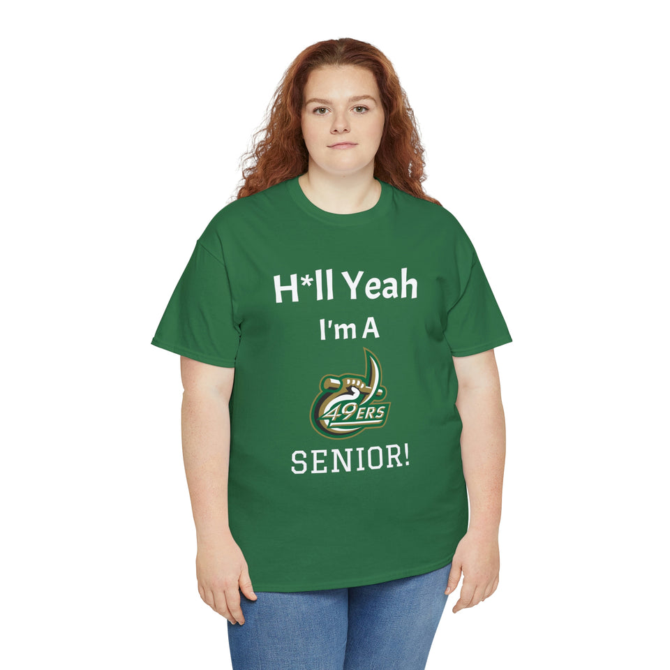 H*ll Yeah! UNC Charlotte Senior Unisex Heavy Cotton Tee