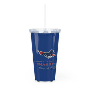 Providence Day Class of 2023 Plastic Tumbler with Straw