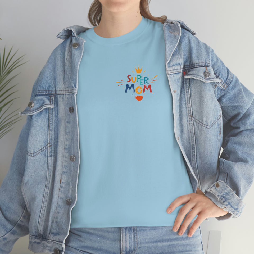 Super Mom Unisex Heavy Cotton Tee