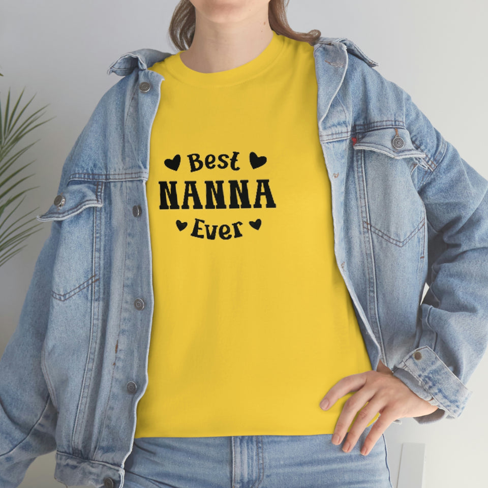 Best Nanna Ever Unisex Heavy Cotton Tee