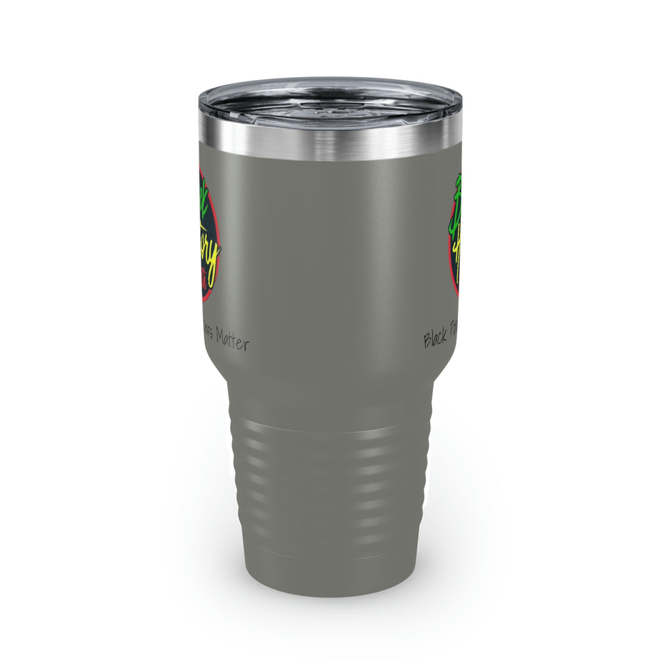 Black Police Officers Matter Ringneck Tumbler, 30oz