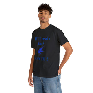 H*ll Yeah! Elizabeth City State Vikings Senior Unisex Heavy Cotton Tee