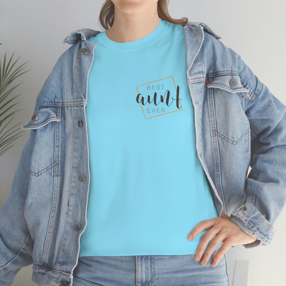 Best Aunt Ever Unisex Heavy Cotton Tee