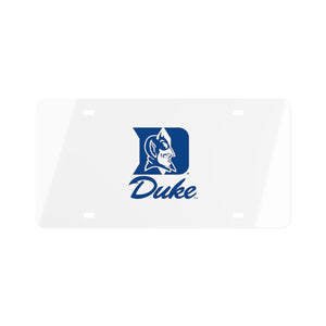 Duke License Plate