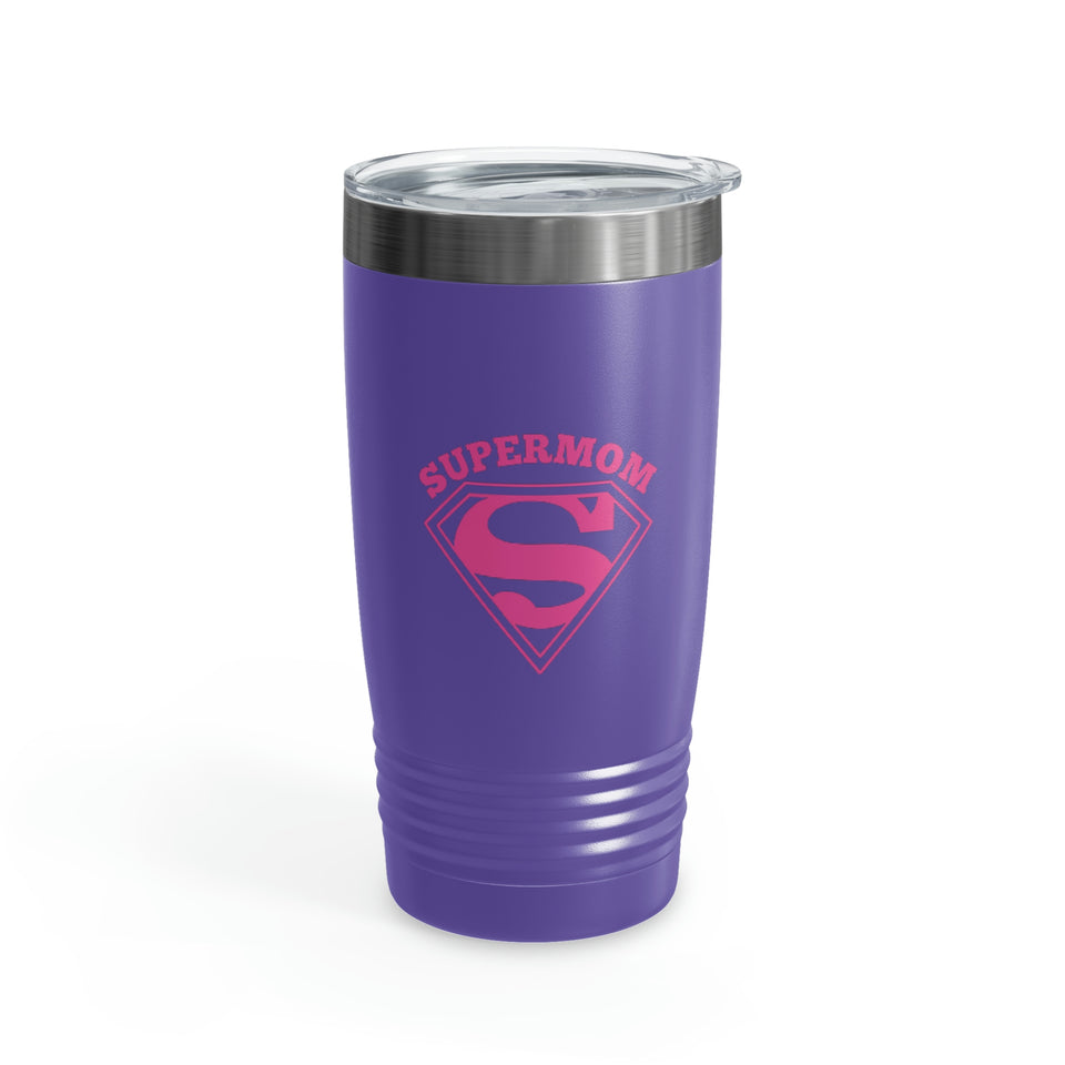 Super Mom Ringneck Tumbler, 20oz