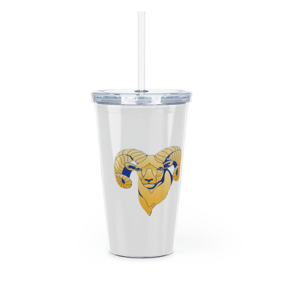 Highland Tech Plastic Tumbler with Straw