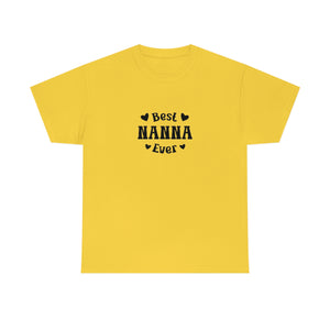 Best Nanna Ever Unisex Heavy Cotton Tee