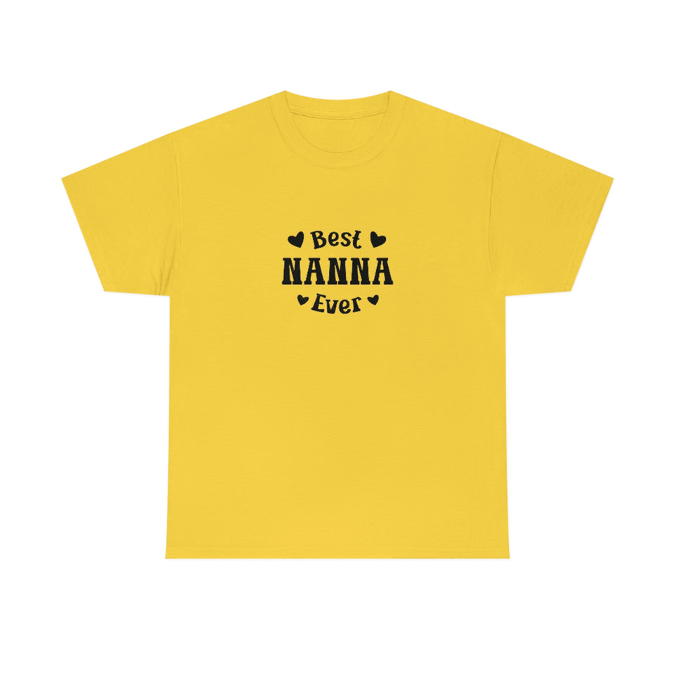 Best Nanna Ever Unisex Heavy Cotton Tee