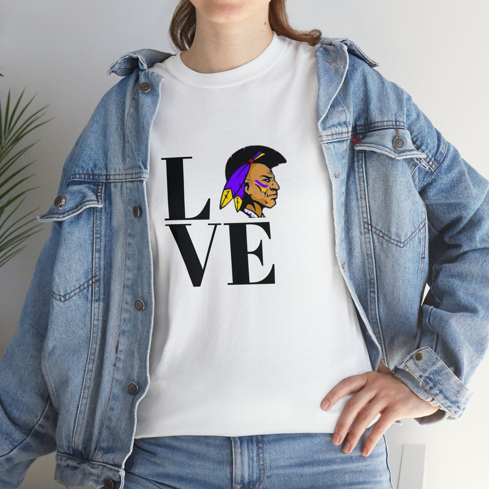 LOVE Alcorn State Unisex Heavy Cotton Tee