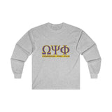 Omega Psi Phi Ultra Cotton Long Sleeve Tee