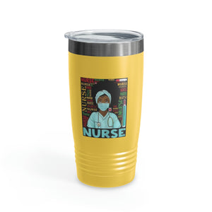 Black Nurse Ringneck Tumbler, 20oz