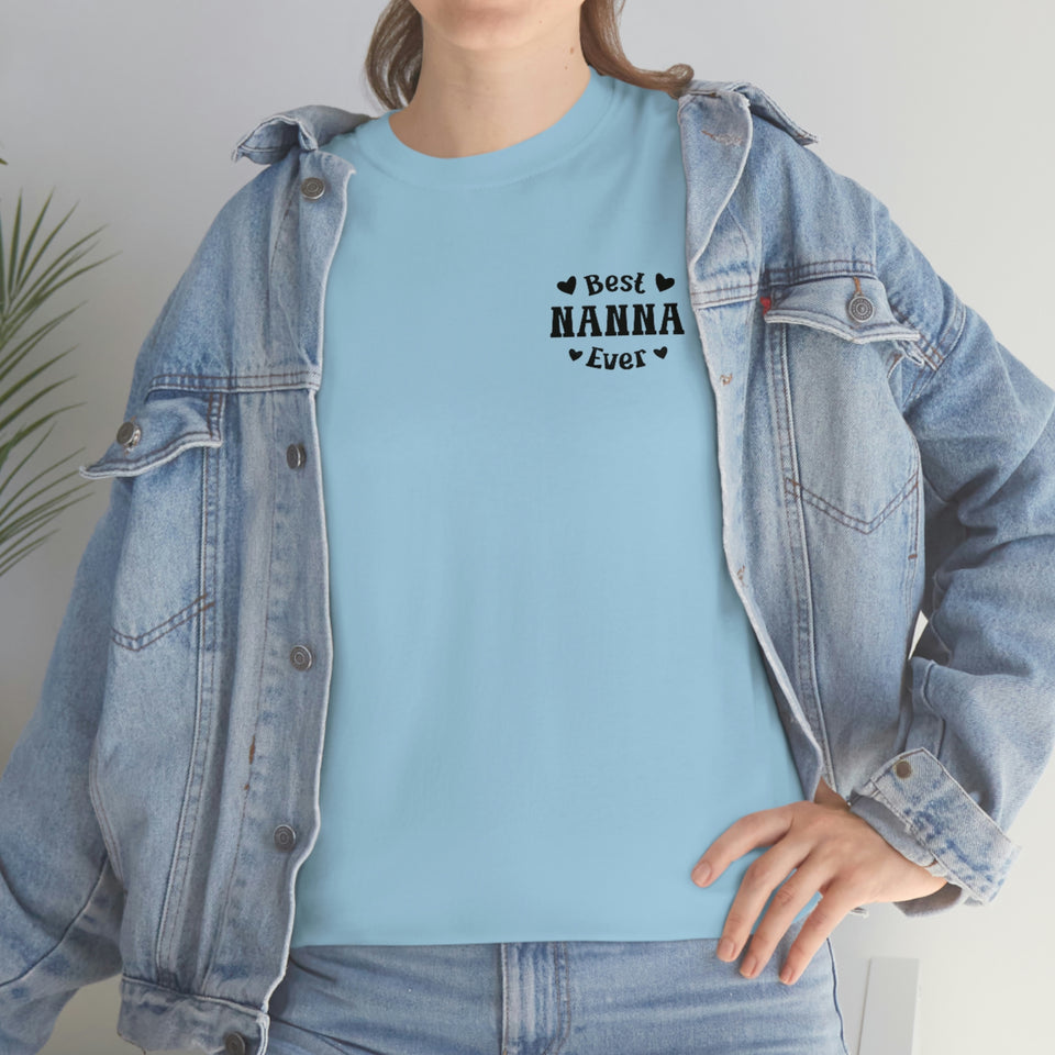 Best Nanna Ever Unisex Heavy Cotton Tee