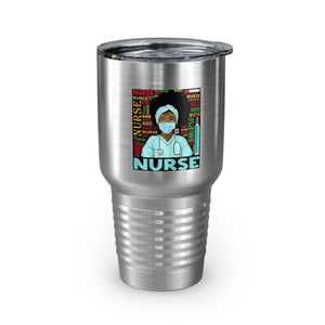 Black Nurse Ringneck Tumbler, 30oz