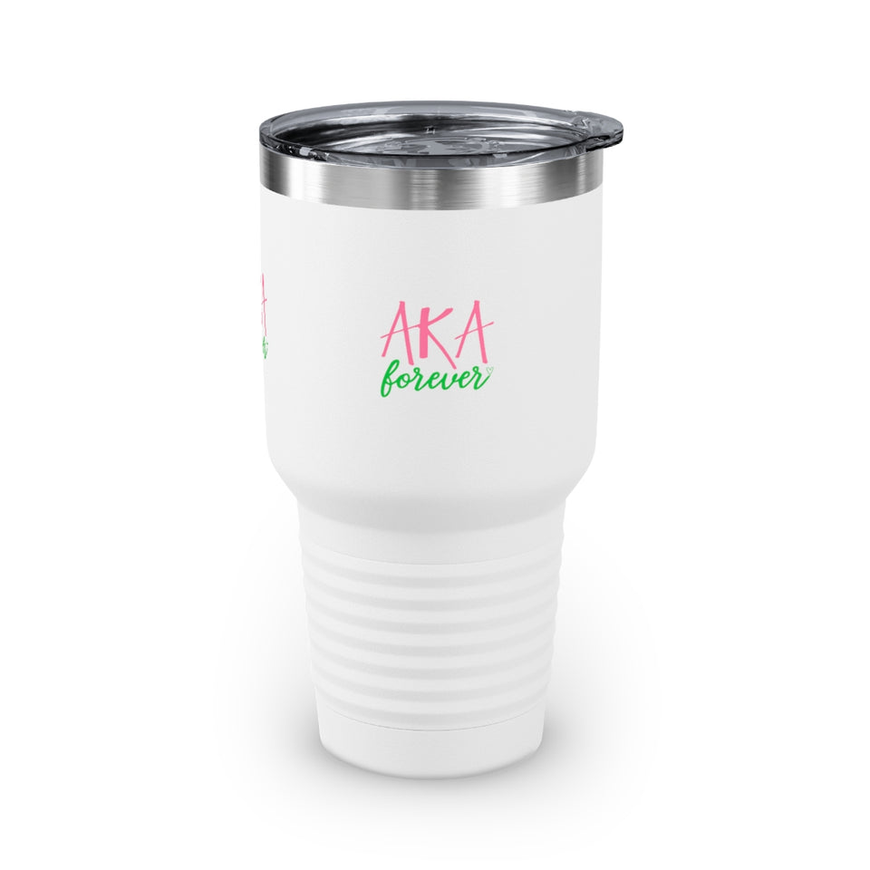 AKA Forever Ringneck Tumbler, 30oz (Small Lettering)