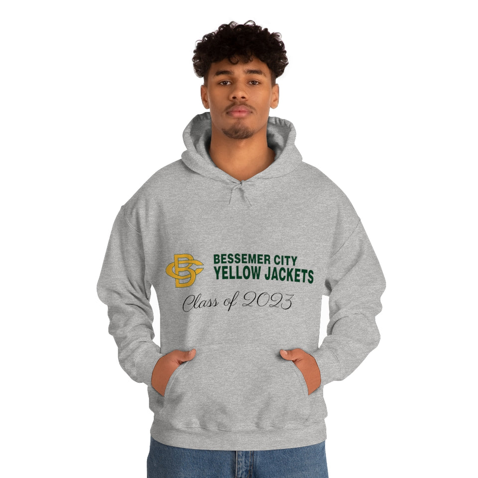 Bessemer City Yellow Jackets Class of 2023 Unisex Heavy Blend™ Hooded Sweatshirt