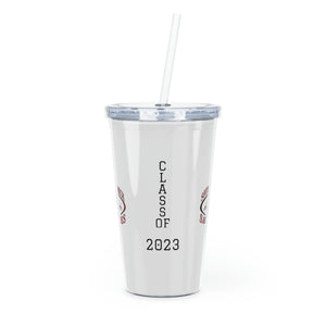 South Meck HS Class of 2023 Plastic Tumbler with Straw