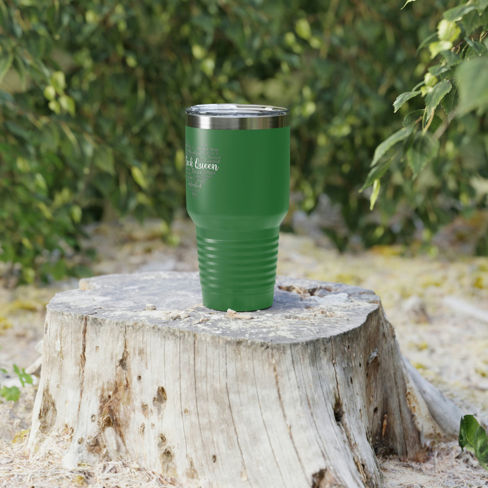 Black Queen Ringneck Tumbler, 30oz