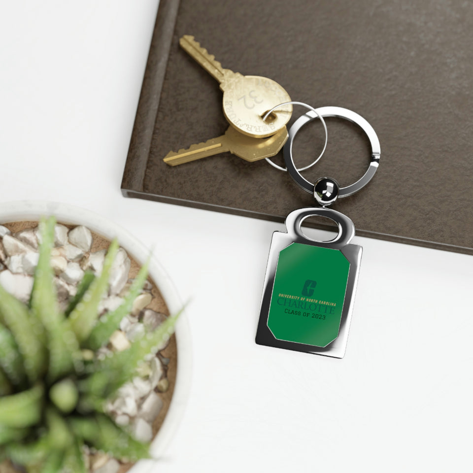 UNCC Class of 2023 Rectangle Photo Keyring
