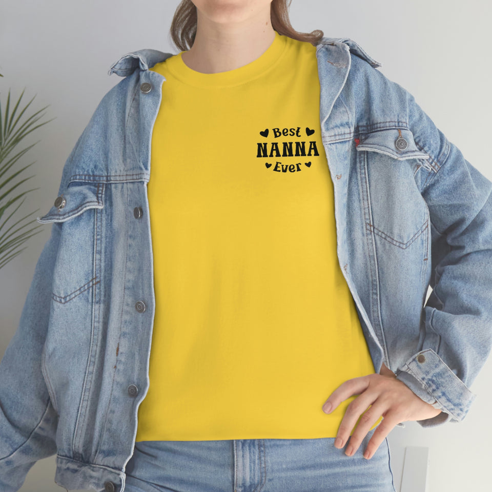 Best Nanna Ever Unisex Heavy Cotton Tee