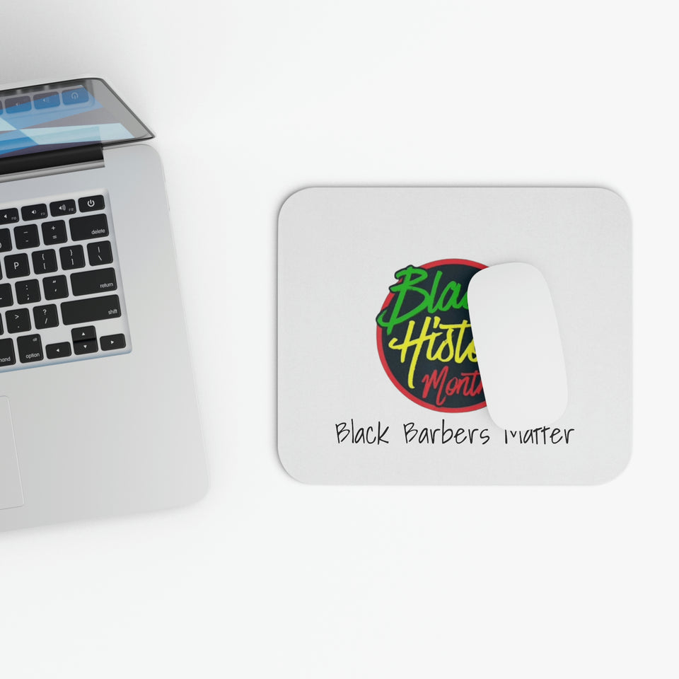 Black Barbers Matter Mouse Pad (Rectangle)