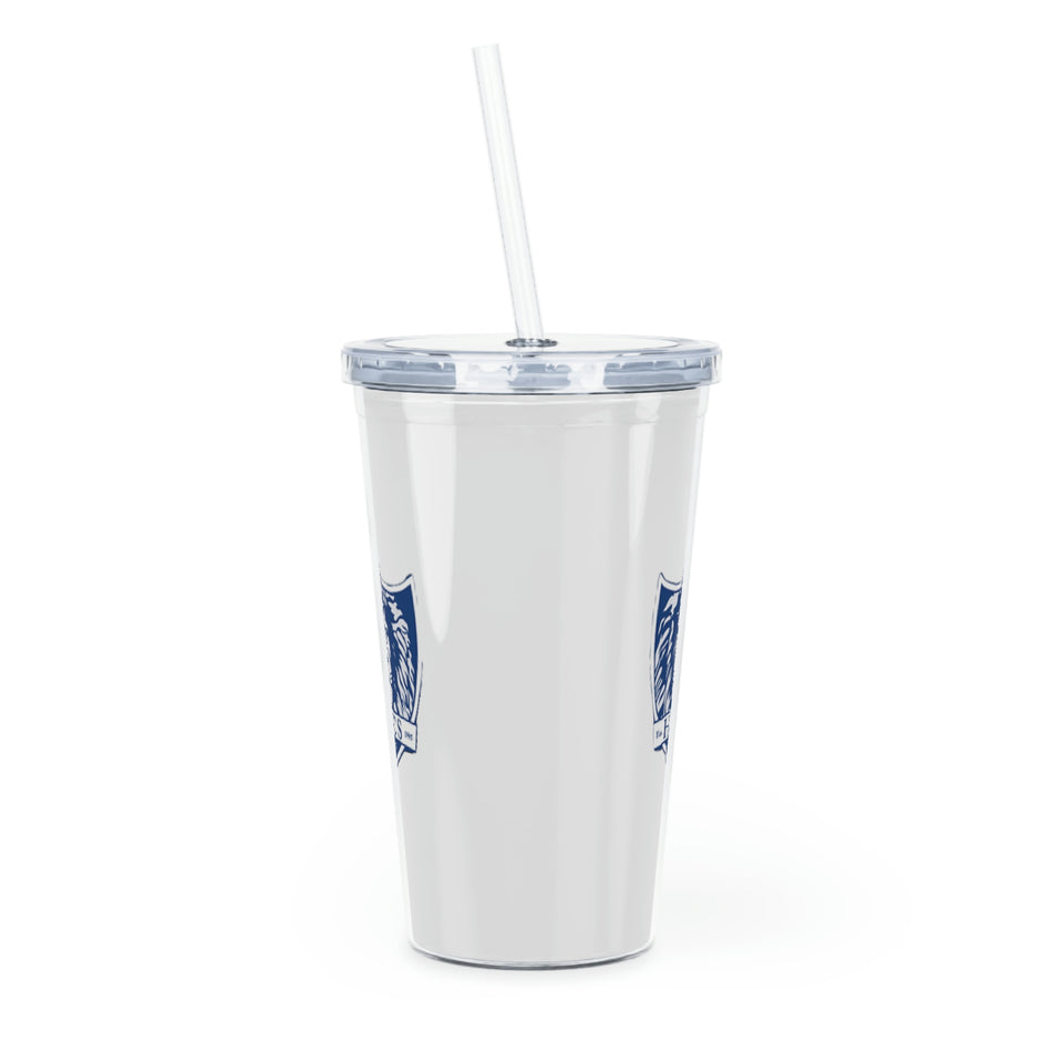 Hickory Grove Christian Plastic Tumbler with Straw