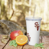 Sun Valley Plastic Tumbler with Straw
