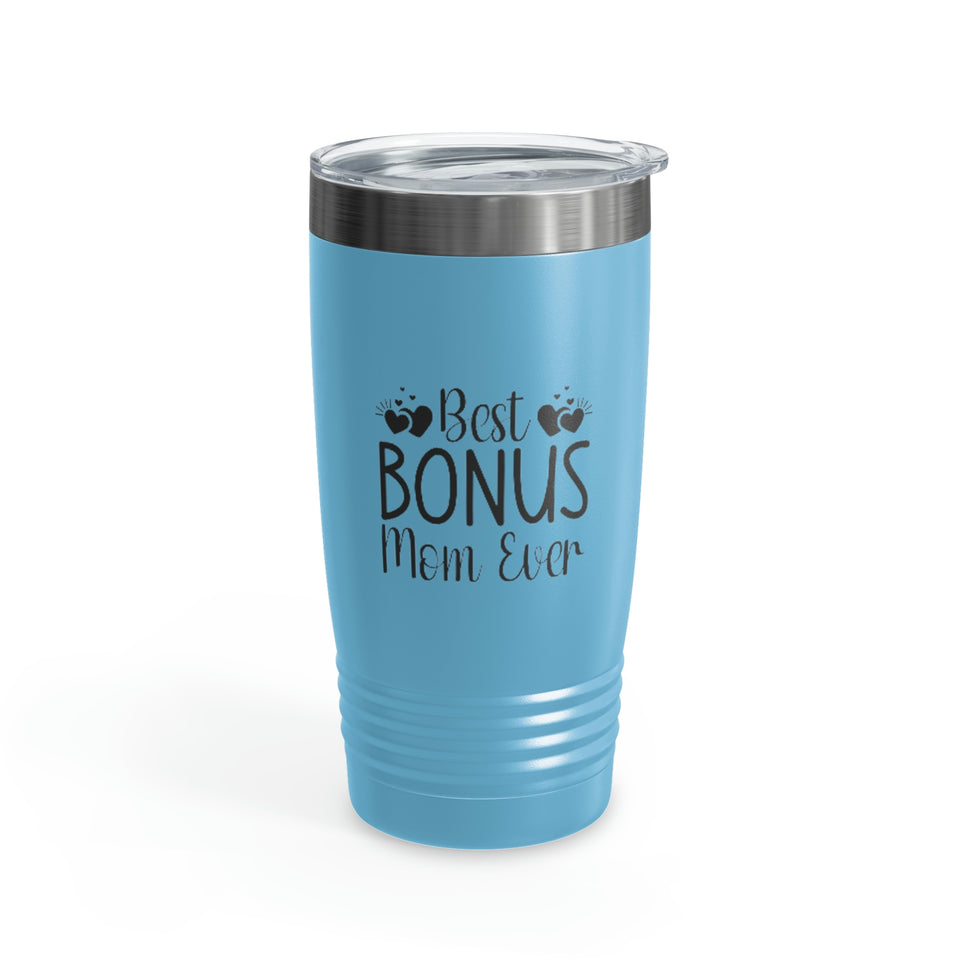 Best Bonus Mom Ever Ringneck Tumbler, 20oz