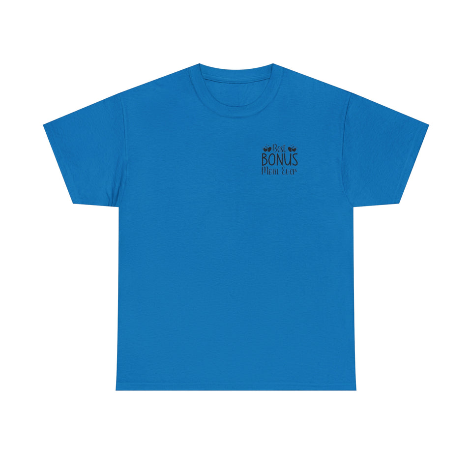 Best Bonus Mom Ever Unisex Heavy Cotton Tee