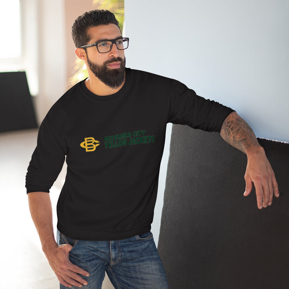 Bessemer City Yellow Jackets Unisex Crew Neck Sweatshirt