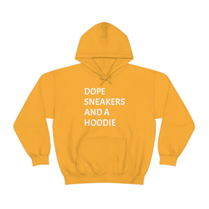 DOPE SNEAKERS AND A HOODIE Unisex Heavy Blend™ Hooded Sweatshirt