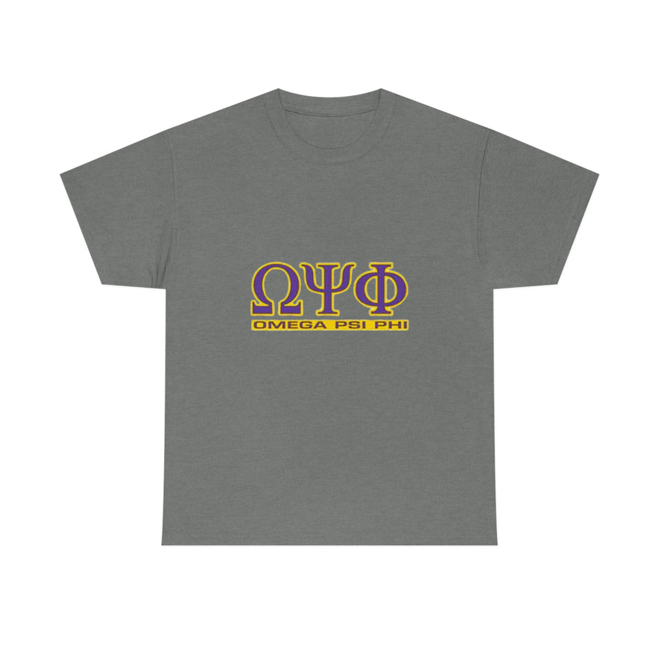 Omega Psi Phi Unisex Heavy Cotton Tee
