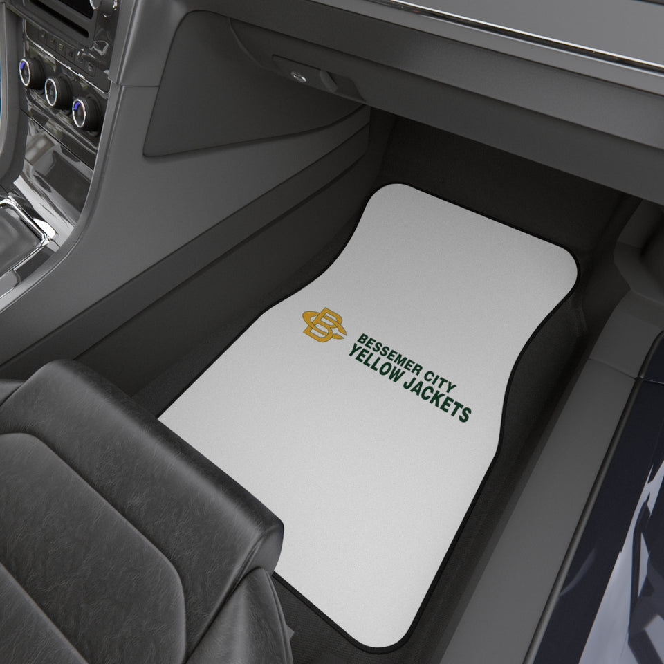 Bessemer City Yellow Jackets Car Mats (2x Front)