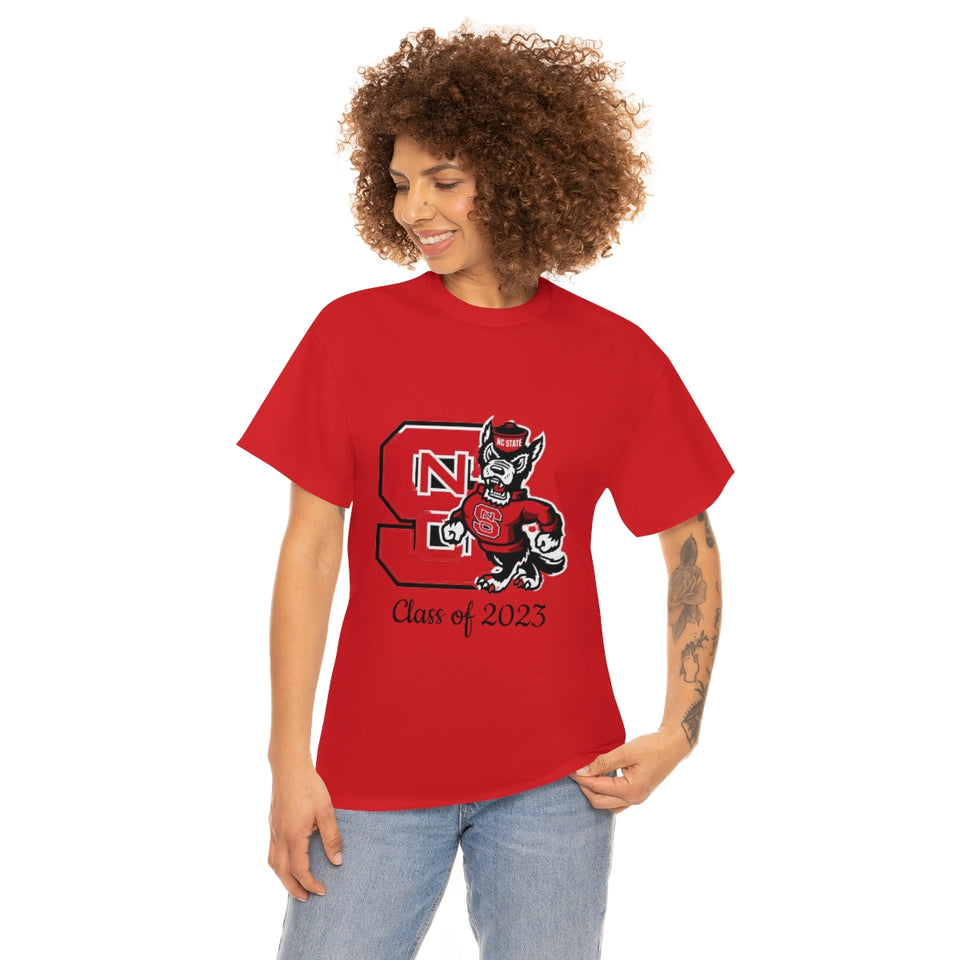NC State Class of 2023 Unisex Heavy Cotton Tee