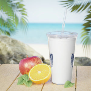 Hickory Grove Christian Plastic Tumbler with Straw