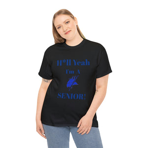 H*ll Yeah! Elizabeth City State Vikings Senior Unisex Heavy Cotton Tee