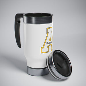 Appalachian State Stainless Steel Travel Mug with Handle, 14oz