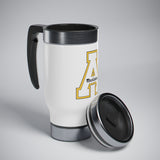 Appalachian State Stainless Steel Travel Mug with Handle, 14oz