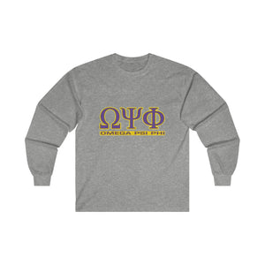 Omega Psi Phi Ultra Cotton Long Sleeve Tee
