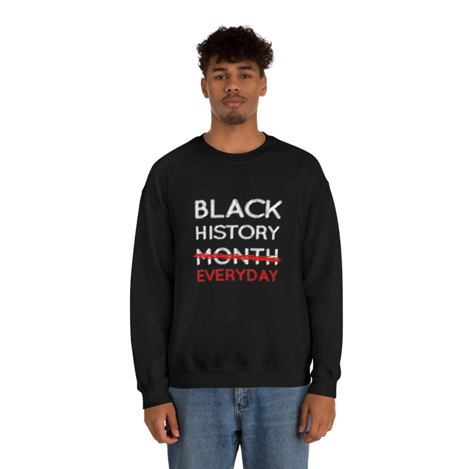 Black History Everyday Unisex Heavy Blend™ Crewneck Sweatshirt