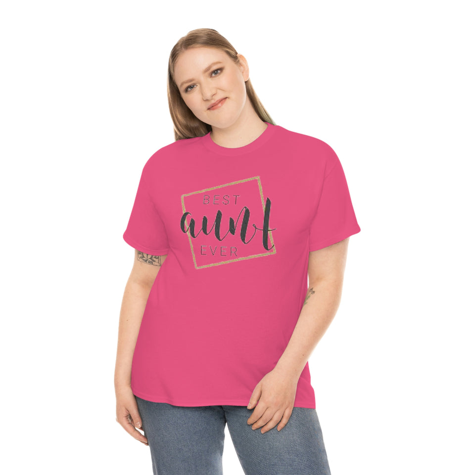 Best Aunt Ever Unisex Heavy Cotton Tee