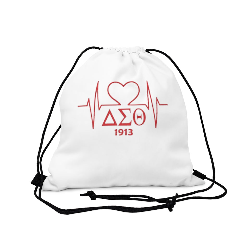 Delta Heartbeat Outdoor Drawstring Bag