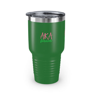 AKA Forever Ringneck Tumbler, 30oz (Small Lettering)