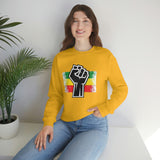 Black Fist Unisex Heavy Blend™ Crewneck Sweatshirt