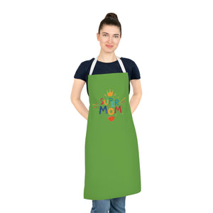 Super Mom Adult Apron (AOP)